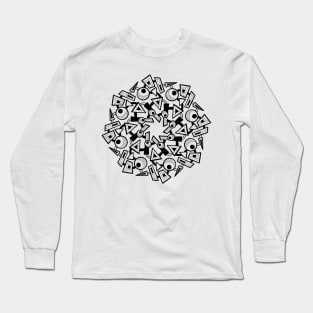 evil eye mandala Long Sleeve T-Shirt